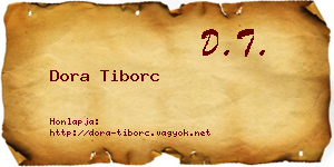 Dora Tiborc névjegykártya